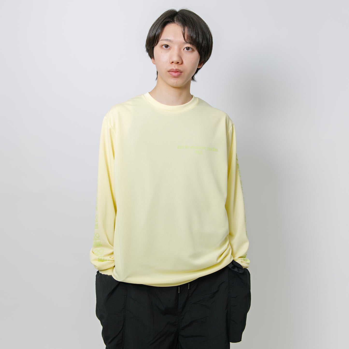 BETOBETO25 プリントドライロングTシャツ