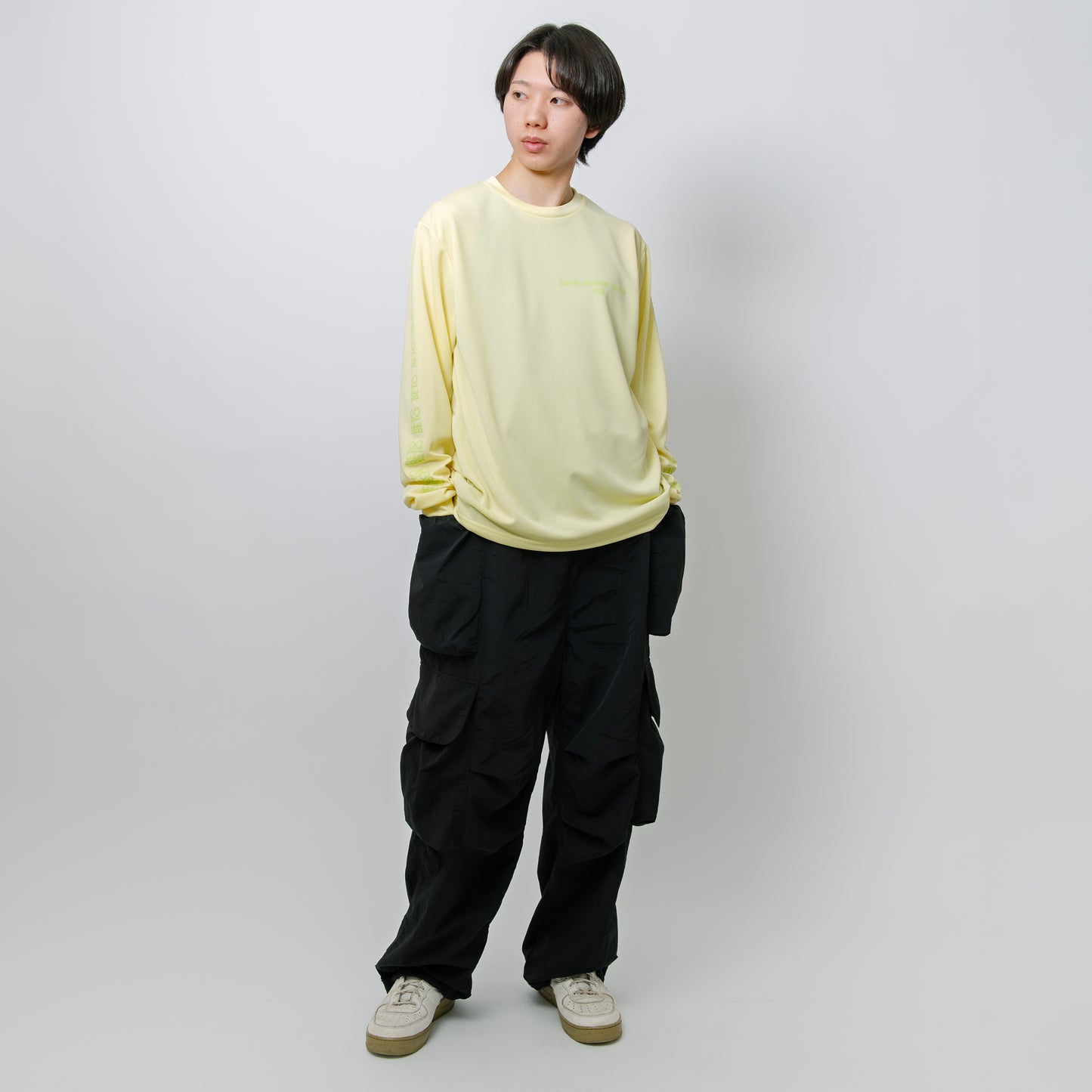 BETOBETO25 プリントドライロングTシャツ