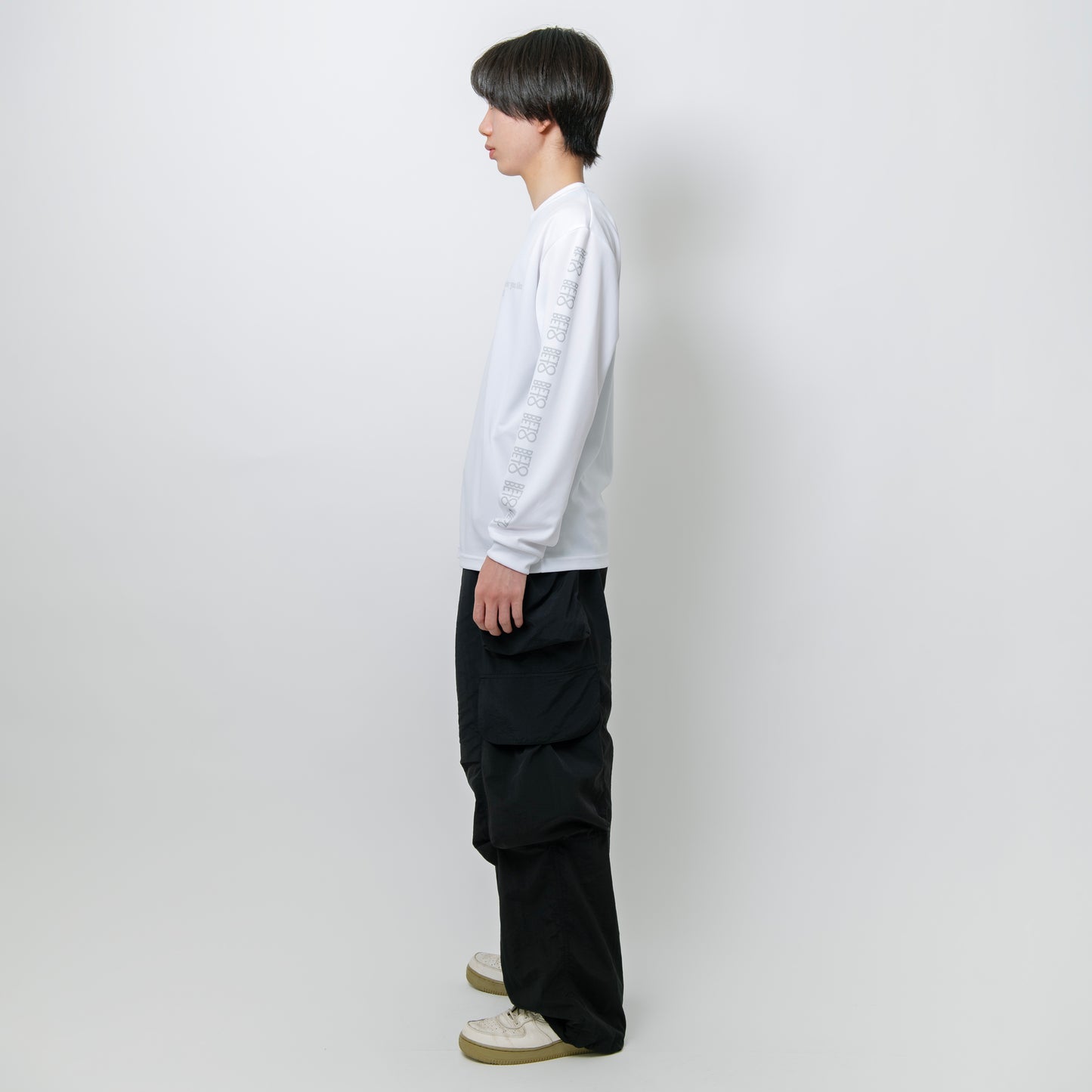BETOBETO25 プリントドライロングTシャツ