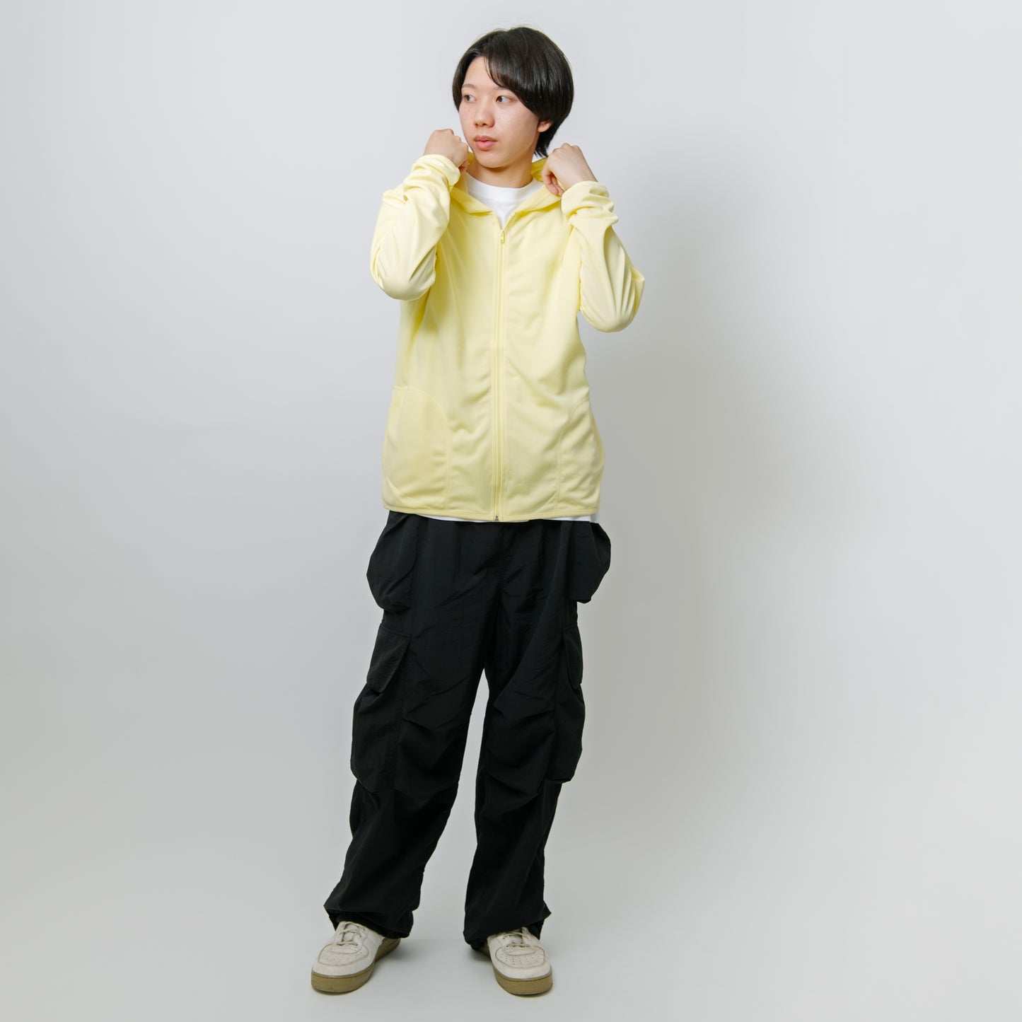 BETOBETO25 プリントドライジップパーカー