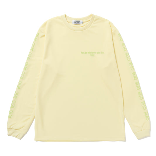 BETOBETO25 プリントドライロングTシャツ