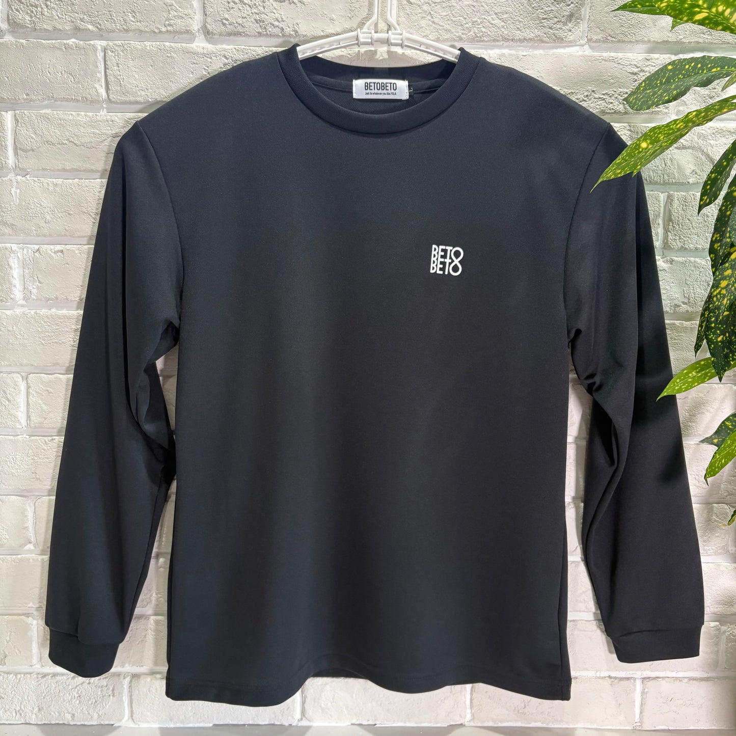 BETOBETO26ドリップロゴドライロングTシャツ