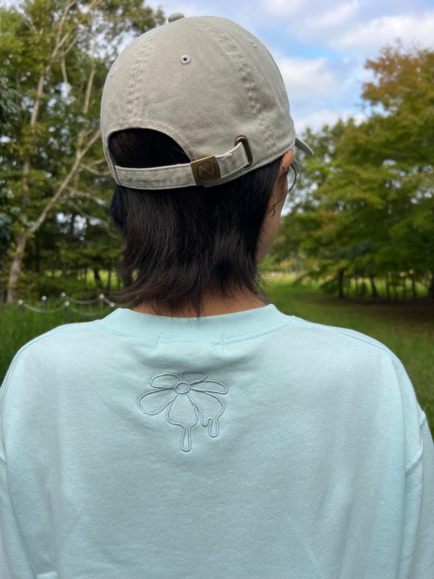 BETOBETOフラワーショートスリーブスウェット